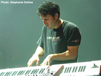 Derek Sherinian w/Planet X at NF 2004 (photo: Stephanie Sollow)