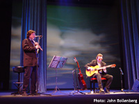 Steve and John Hackett (photo: John Bollenberg)