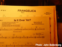 Steve Vai's sheet music (photo: ©John Bollenberg)