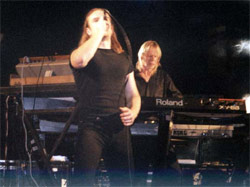 Damien Wilson and Rick Wakeman